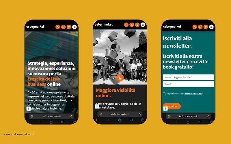 Il nuovo sito web di Cybermarket rinnova il modo di fare comunicazione digitale e web marketing