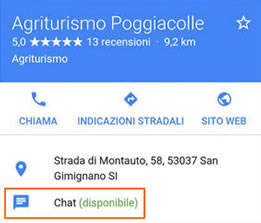 Contattare aziende con chat di Google - HangOut